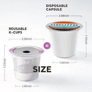 <b>Reusable</b> K <b>Cups</b> And Coffee Pods Universal Stainless Steel For Keurig 2.0 And 1.0 Coffee Makers Machine K <b>Cups</b> - Product Image 3