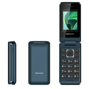 2660 мини-дешевый разблокированный сотовый телефон 1,77 дюймов дисплей флип старший gsm простой мобильный телефон