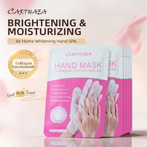 En stock, soins de la peau, exfoliant, hydratant, blanchissant, réparation de la peau sèche et rugueuse, masque pour les mains au collagène, gants - Product Image 2