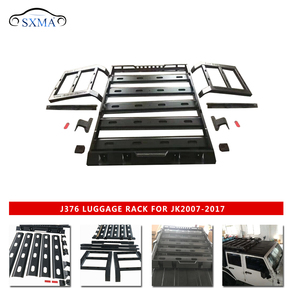 Shanghai Sanfu Voiture Accessoires Fit Pour Jeep W rangler JK 07-17 J376 Tempête Style Porte-Bagages Haut Toit Rack Rail Bagages Croix - Product Image 6