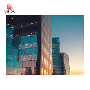 Stile europeo moderno edificio con doppi vetri di vetro facciata in lega di alluminio <span class=keywords><strong>bastone</strong></span> tenda pareti sistema <span class=keywords><strong>per</strong></span> ufficio Hotel esterno - Product Image 4