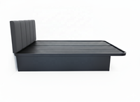 Lit plateforme bas Queen Size avec rangement, base de lit plateforme pour hôtel aux États-Unis