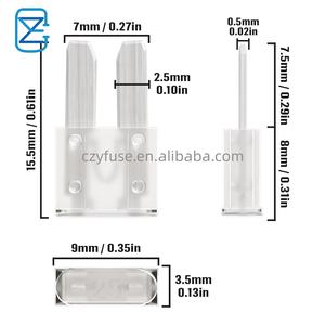 Ventes d'usine, fusible à lame Micro2 pour voiture, 25A 32V, fusible <span class=keywords><strong>Micro</strong></span> 2 pour camion, automobile - Product Image 2