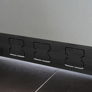 <span class=keywords><strong>Escritorio</strong></span> de Oficina Moderno y Sencillo de Madera con Panel Separador <span class=keywords><strong>para</strong></span> Cuatro Estaciones de Trabajo, Muebles de Oficina Comerciales de PVC <span class=keywords><strong>para</strong></span> Personal - Product Image 4