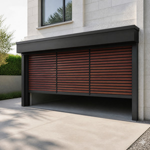 Porte de garage électrique en aluminium, porte rapide spirale turbo peu encombrante pour maison individuelle ou villa - Product Image 2