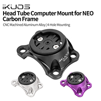 Support de compteur de vélo IKUOS pour capot de potence de vélo JAVA NEO en carbone, adaptateur de base de compteur de vitesse pour guidon de vélo pliant