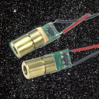 Nuevo Módulo de Diodo Láser Sojay de 6 mm, 650 nm, 5 V, 5 mW, Cabezal de Cobre, Punto Rojo