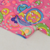 Tissus en polyester/nylon extensibles à imprimé de personnages Kawaii, poids moyen, certifiés Intertek Eco-Certified, pour vêtements de danse et maillots de bain DIY pour filles
