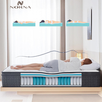 Matelas Hybride Orthopédique King Size en Mousse à Mémoire de Forme Gel Confortable pour Hôtels, Maisons, Hôpitaux et Écoles