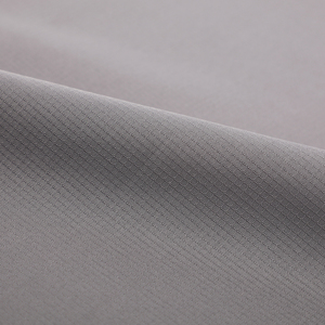 Tela Pongee de poliéster con rejilla Jacquard de lujo, tela de poliéster suave resistente a las arrugas para blusas o faldas de diseñador - Product Image 2