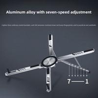 Support d'ordinateur portable multifonctionnel en alliage d'aluminium magnétique, résistant aux chutes et à l'abrasion, pour téléphones, tablettes et ordinateurs portables