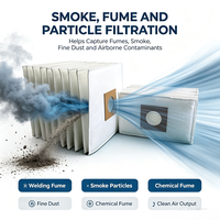 Filtres à sacs pour extracteur de fumée Pure Air 700, 4, 5, 6, 8, 10 packs, remplacement de filtre à air pour soudage laser, fibre synthétique