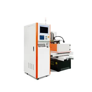 electric big travel Accuracy 0.005 Mm Cutting Machine Price Dk7720 High Precision Fast Wire Cut Low Cost edm machine with taiwan hiwin linear guide