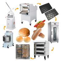 Équipement de boulangerie commercial complet sur mesure en acier inoxydable, automatique, haute productivité, pour la fabrication de farine, de maïs, de croissants, de pains et de toasts