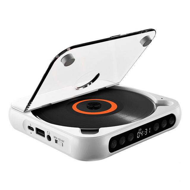Factory Custom Portable CD Player with USB Charging MP3/WAV Support AB Repeat Function for Home/Outdoor/Study Use