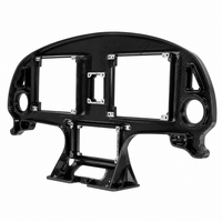 Cadre de tableau de bord d'avion en fibre de carbone 3K sur mesure, léger, pour avion, support de tableau de bord de cockpit