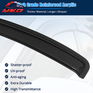 Pour Jeep Grand Cherokee 93-98, visières de fenêtre en acrylique, 4 pièces, protection contre la pluie - Product Image 4