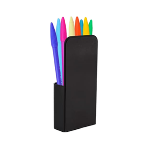 Organisateur mural magnétique en promotion avec horloge, boîte à crayons et porte-stylos - Product Image 4