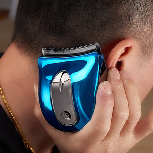 Cortadora de pelo eléctrica con longitud ajustable, cuchilla de acero inoxidable, resistente al agua, para hombres, autocorte de pelo, corte plano - Product Image 2