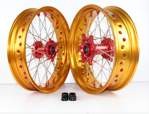 Ruote per Moto di Produzione Industriale, Cerchi in Lega Nuovi a 36 Fori per Supermoto, Compatibili con CR/CRF - Product Image 1