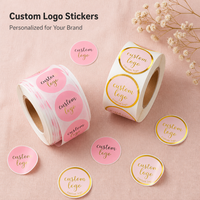 Étiquettes personnalisées pour entreprises : autocollants imperméables à motifs de dessins animés, impression de logos, feuilles d'autocollants en vinyle holographique découpés sur mesure