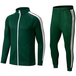 Ensemble de survêtement en coton pour homme, personnalisable, uni, avec sweat à capuche et pantalon de jogging, pour le sport et le fitness, décontracté, en molleton, deux pièces - Product Image 1