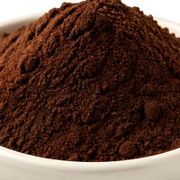 Poudre de cacao alcalinisée procédé hollandais 10-12% de matières grasses, poudre fine pour la pâtisserie, les biscuits, les gâteaux et la production de chocolat