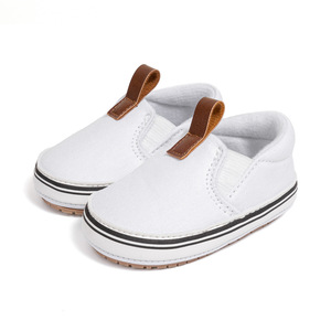 Nouvelles baskets bébé en maille beige et blanches, à enfiler, antidérapantes, à semelle souple, pour l'été, vente en gros, personnalisables - Product Image 6