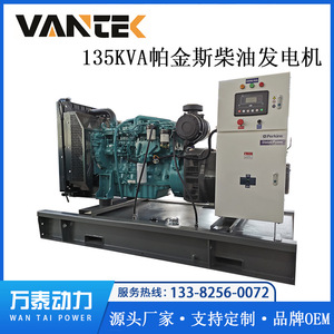 Générateur diesel Jiangsu Wantai 135 kVA 230/400 V 50 Hz à châssis ouvert avec module numérique - Product Image 5