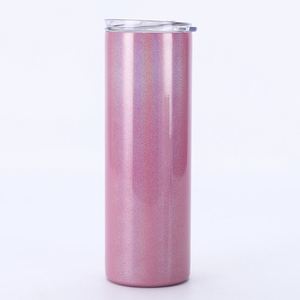 20oz Straight Vacuum Tumbler Rainbow <b>Glitter</b> Surface 600ml Stainless Steel Thermal Insulated Cup - Product Image 2