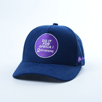 Custom 5 Panel Baseballpet Met Borduurwerk Logo , Curve Rand Baseball Caps