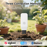 Capteur de température et d'humidité du sol intelligent Zigbee WiFi, contrôle par application, surveillance par téléphone portable, humidité, plantation de fleurs, pot de légumes