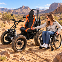 Vente en gros de scooter électrique 5000W à quatre roues tout-terrain pour adultes