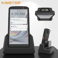 Kingtop Kp58h PDA Portátil de Alto Rendimiento de 5.45 Pulgadas con 4G LTE, Android 14, Escáner NFC 2D para Soluciones de Almacén y Logística