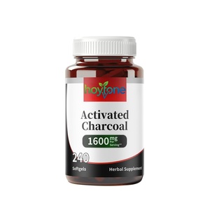 Gélules molles émulsionnées <span class=keywords><strong>de</strong></span> <span class=keywords><strong>charbon</strong></span> actif 1600mg, formule pure, soutien au confort digestif, pour adultes, biologique, marque privée OEM - Product Image 1