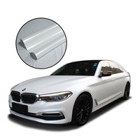 Film Bungkus Mobil PVC Warna Putih Metalik Mutiara Satin Matte, Berubah Warna, Perekat Sendiri, Pelindung Cat untuk Bodi Mobil