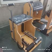 Chaise Wunda MJD M401A en chêne - Équipement de studio de Pilates multifonctionnel, sûr et réglable, garantie 5 ans, santé et mise en forme du corps