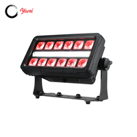 12X20W RGBW IP65 Avec 312X1W Strip Wash Strobe LED Matrix Pixel Control Lumière de fond étanche pour les pubs de concert Bars DJ