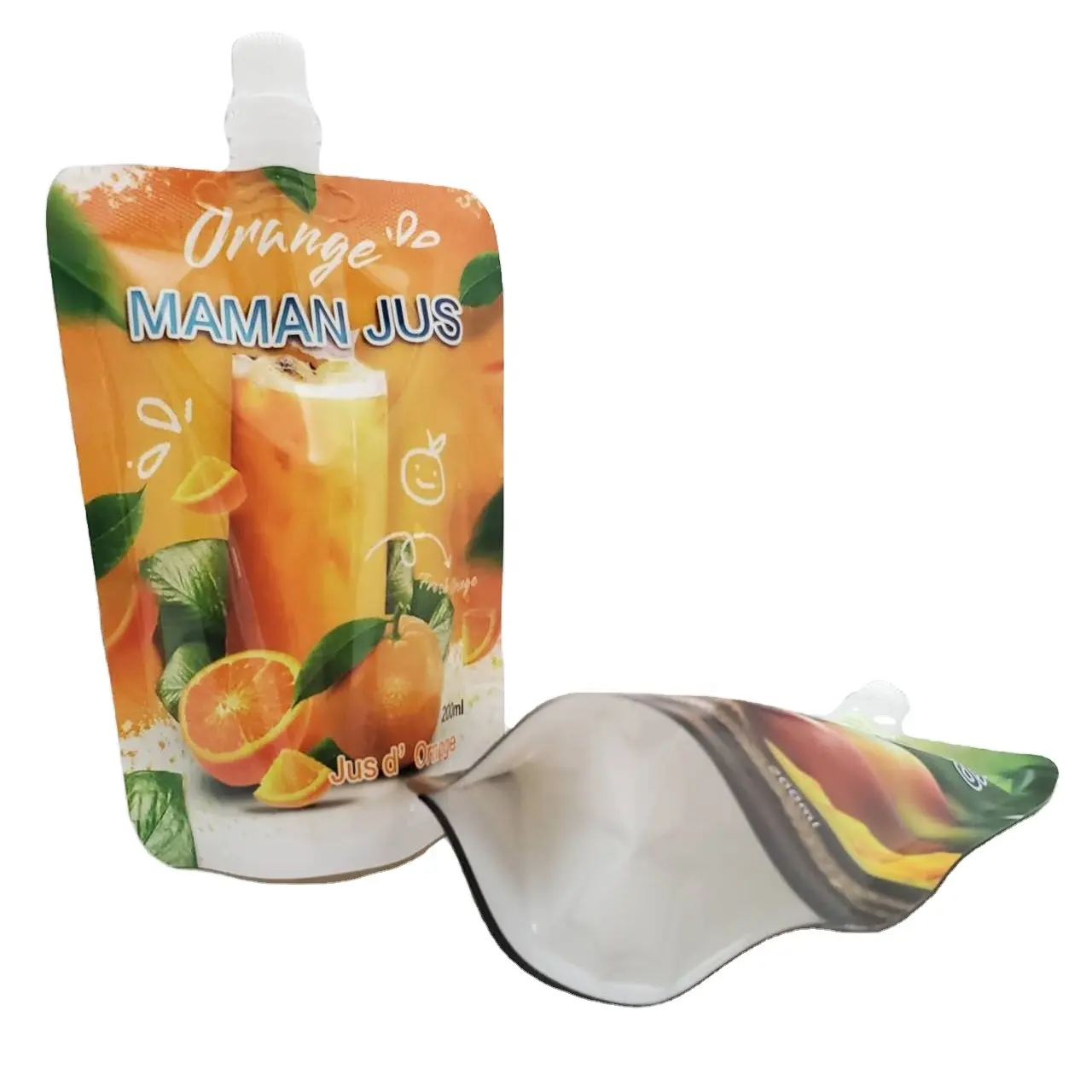 Guaranteed Quality Unique Food Grade Stand Up juice Bag With Spout Drink Pouches