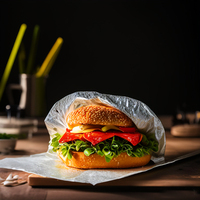 Papier d'emballage de qualité alimentaire feuille prédécoupée pour burger emballage rouleau de papier d'aluminium alimentaire papier d'aluminium
