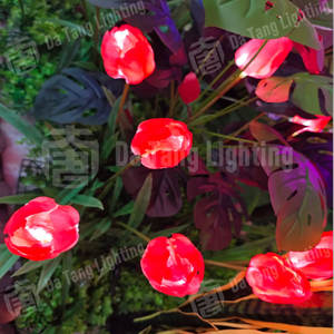Fantasy Tulip Decorative <b>Light</b> Brightening Outdoor Small Parks Residential Gardens Ip65 Rated Customizable Color Luminous Effect - Product Image 1