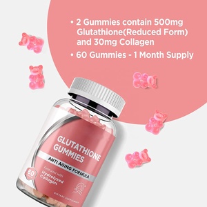 Handelsmarke Anti-Aging Aufhellende Haut L-Glutathion Gummi kollagen Ergänzung Reine reduzierte stabile aktive Form L-Glutathion - Product Image 2