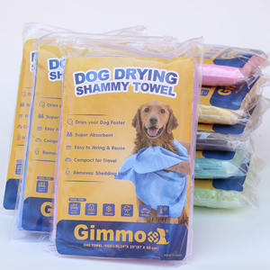 超吸収性PVA犬用バスタオル犬用クイックドライマルチカラーペットグルーミングタオル - Product Image 2