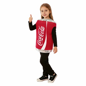 Disfraz Infantil de Coca-Cola para Halloween, Traje Rojo y Negro, Talla Mediana - Product Image 4