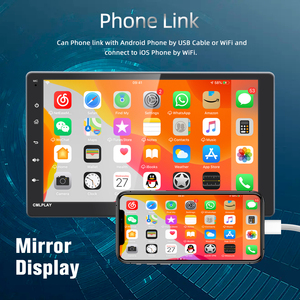 Reproductor MP5 de 9 pulgadas para coche, <span class=keywords><strong>Radio</strong></span> Multimedia con retroiluminación, botón de 7 colores, FM, BT, doble USB - Product Image 4