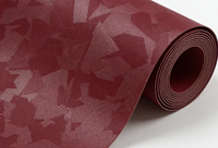 Papier décoratif de luxe gaufré en PVC enduit, motif géométrique grain de carton, pour emballage et artisanat