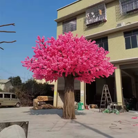 Kirschblüten-Wunschbaum für Innen/Außen, Umweltfreundlicher, Wasserfester, Langlebiger 2,5m Dekorationsbaum, Schönes Landschaftselement