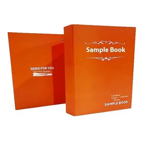 Reliures à anneaux A4 personnalisables, échantillons de tissus et de cuir, livres d'échantillons de couleurs - Product Image 1