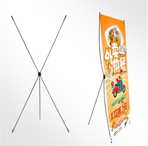 מעמד תצוגה מתכתי לכרזות פרסום מדגם Tanyi TY-X2, סיטונאי מהמפעל, להרכבה עצמית, לשימוש פנים/חוץ - Product Image 1