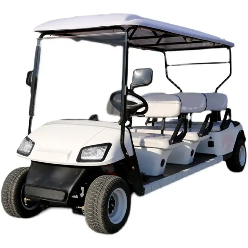 4kw Motor 5-6 Zitplaatsen Elektrische Golfkar Familie Elektrische Driewieler Auto Te Koop